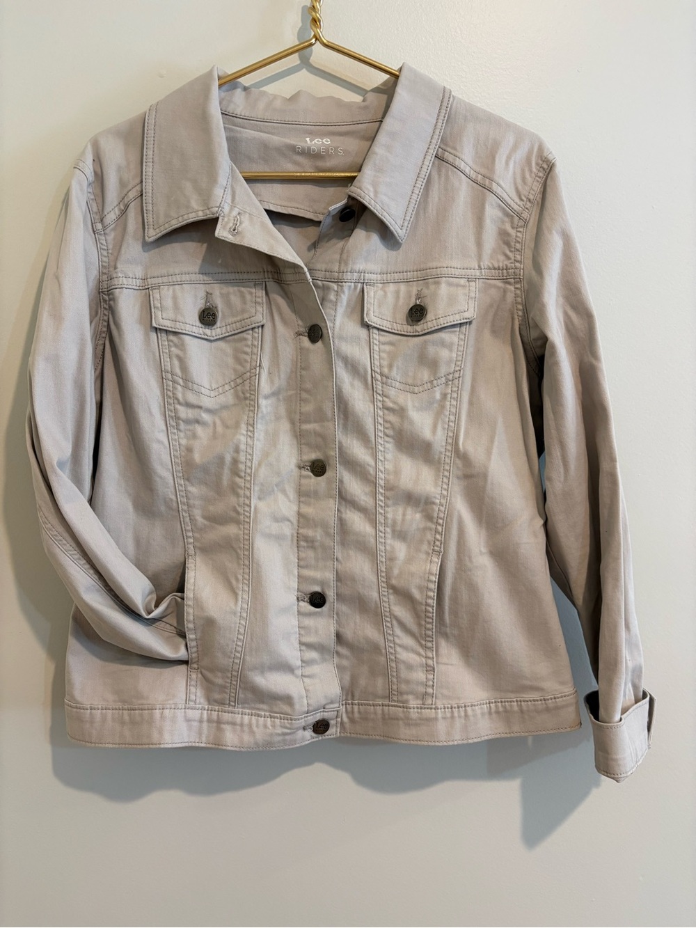 Riders by Lee Khaki Cream Women's Denim Jacket